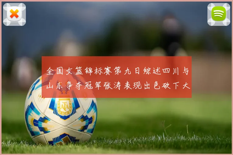 全国女篮锦标赛第九日综述四川与山东争夺冠军张涛表现出色砍下大号双双
